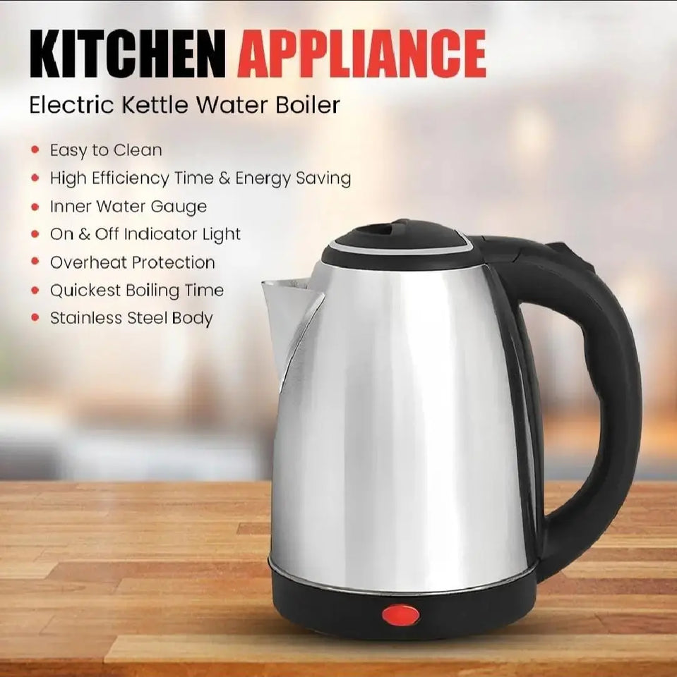 Stainless Steel Electric Kettle – Metal