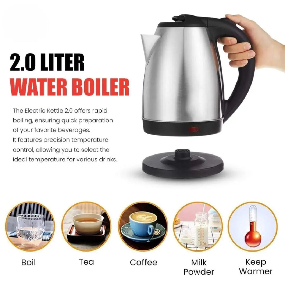 Stainless Steel Electric Kettle – Metal