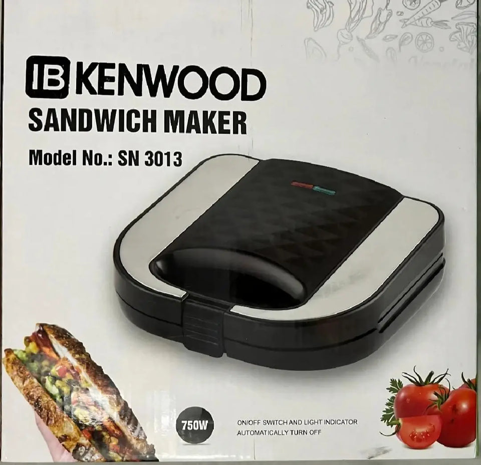 Sandwich Maker 2 Slice  | Non-Stick Plates