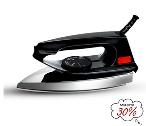 Imported Lightweight Dry Iron - Non-Stick Soleplate